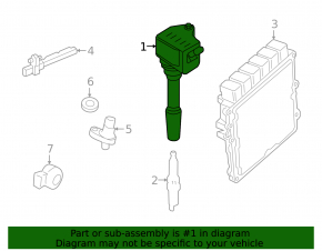 Ignition coil Mini Cooper F56 3d 14-