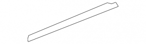 Door-glass molding, central rear right, Mercedes W164 ML