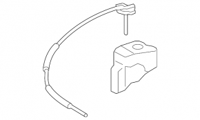 Expansion tank cooling Lexus ES350 07-10 without cap