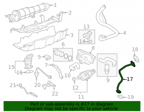 EGR pipe Acura ILX 13-15