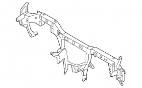 Under-torpedo pipe reinforcement Volvo XC90 16-23