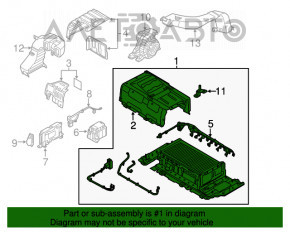 VVB housing Kia Optima 11-13 hybrid