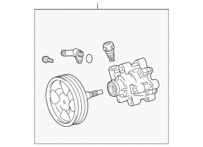 Power steering pump for Lexus LX570 08-16
