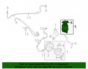 Power steering reservoir Lexus ES300 ES330