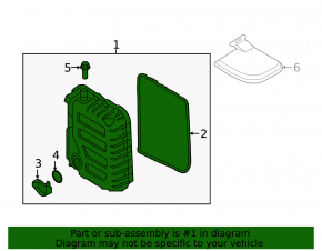 Oil pan for automatic transmission Hyundai Sonata 16-19 2.0