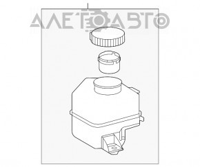 Toyota Highlander 20- 2.4t, 3.5 GTZ reservoir without cover