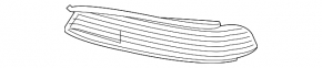 Lower grille front bumper right BMW 7 G11 G12 16-19 without fog lights, with chrome molding