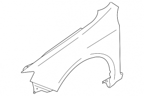 Front right wing for Subaru Impreza WRX GH 2008-2011 under turn signal