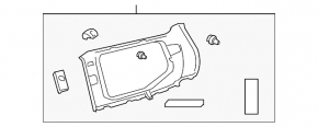 Upper right arch trim for Lexus GX470 03-09