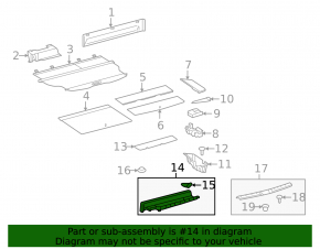 Toolbox Toyota Highlander 08-10
