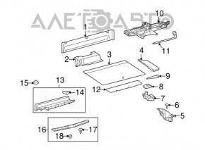 Toolbox Toyota Highlander 08-10