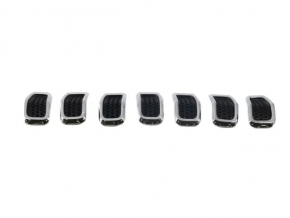 Element of radiator grill grill Jeep Cherokee KL 14-18 prerest chrome