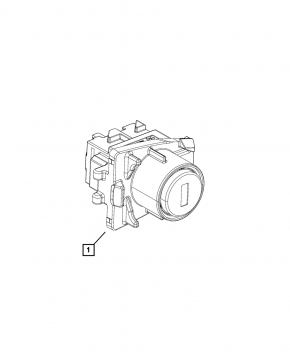 Front left lock cylinder Jeep Compass 17-24