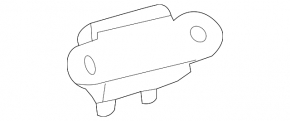 Left tailgate hinge for Toyota Prius 50 16-22