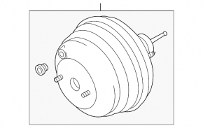 Vacuum booster VW Touareg 11-14