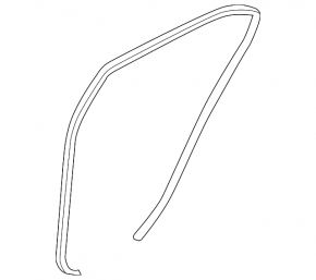 Rear right door seal for Kia Optima 11-16