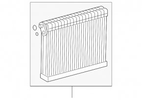 Evaporator Lexus GS300 GS350 GS430 GS450h 06-11 TYC