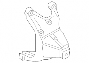 Engine mount bracket left Audi A6 C7 16-18 rest 2.0 AWD