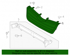 Subaru Forester 22-24 lower grille