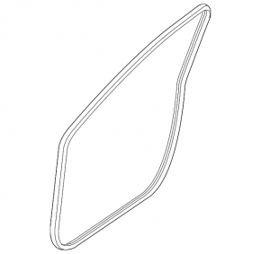Door seal front right Mazda 3 19-