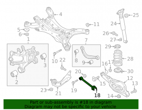 Rear left transverse control arm Mazda CX-5 13-16