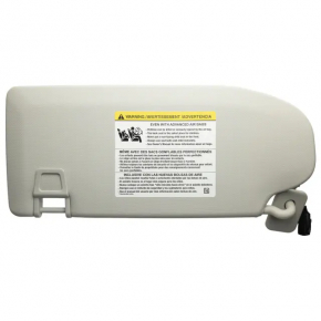 Right visor Ford Mustang Mach-E 21-23 light gray, without hook
