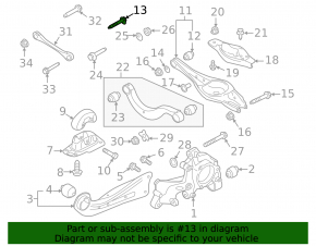 Wheel alignment bolt VW Passat b8 16-19 90mm
