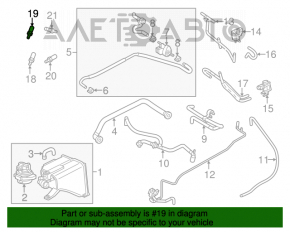 Lambda probe right second Porsche Cayenne 958 11-17 3.6