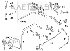 Lambda probe right second Porsche Cayenne 958 11-17 3.6