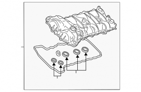 Valve cover left Chevrolet Camaro 16-23 3.6