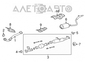 Lexus RX350 10-15 Front Downpipe