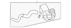 Lexus RX300 98-03 Resonator with Air Duct