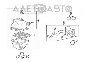 Lexus RX300 98-03 Resonator with Air Duct