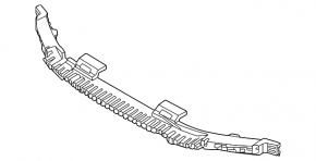 Upper front bumper absorber for BMW 5 Series G30 2021-23. Bumper support, 2021-22.