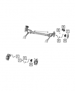 ABS sensor front right Chrysler Pacifica 17-