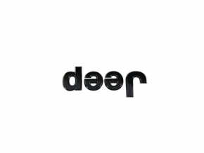 Jeep Cherokee KL 19-21 Hood Emblem Glossy Black
