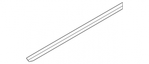 Lower front left door trim panel for Infiniti QX50 19-25