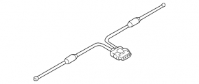 Foot operated trunk opening sensor Audi Q5 80A 18-24