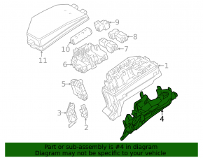 Toyota Corolla Cross 23-25 Hybrid Underhood Fuse Box Housing