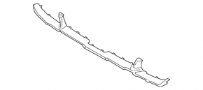 Front bumper lower trim Hyundai Kona 18-21 1.6, 2.0 under fog lights