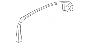 Front left door frame Audi Q5 8R 09-17