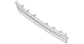 Front bumper lower central trim Mercedes X167 GLS 450 580 24-26
