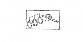 Piston Infiniti Q50 14-15 3.7 VQ37VHR