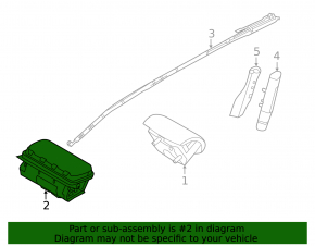 Airbag passenger in the dashboard Ford Explorer 13-19