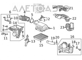 Air Intake Seal Honda Civic XI FE/FL 22- 1.5T