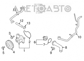 Water pump Subaru Impreza 17- GK