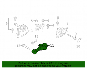Rear engine mount Hyundai Elantra AD 17-19 2.0