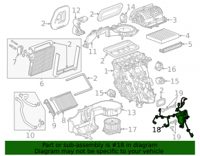 Heater Wiring Chevrolet Impala 14-20