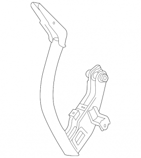 Trunk lid hinge left Chevrolet Impala 14-20