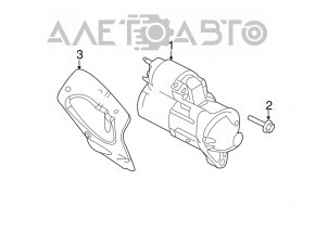 Driver's seat lumbar support motor Subaru Outback 15-19